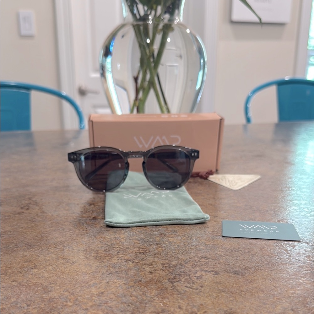 Gray and Blue Clubmaster Sunglasses Accessories
